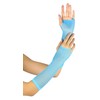 ToBeInStyle Guantes sin dedos de red triangular, longitud del antebrazo,