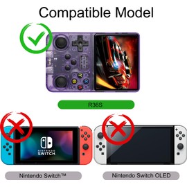 KZIOACSH Carrying Case for R36S/G35XX/RG353V, Full Body Protection Waterproof Shockproof EVA Handheld Game Console Travel Storage Box for R36S/G35XX/RG353V, Red