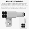 CCTREE Bamboo Original 4-in-1 PTFE Adapter, マルチマテリアルボーデンチューブコネクター、Connect 4フィードモジュール用アップグレードハブ拡張ポート, Fits for