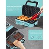 FOHERE Waffle Maker 3 in 1 Sandwich Maker 1200W Panini
