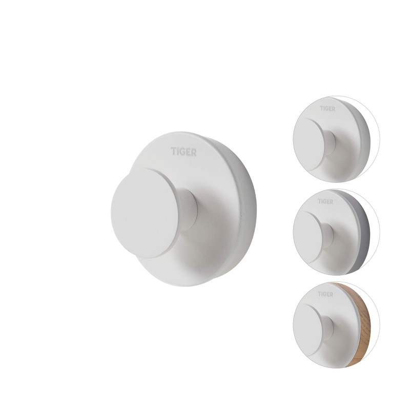 Tiger Urban, Towel hook large, White, 29x50x50mm