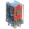 TURCK C7-A20X/024VDC, Relay; E-Mech; DPDT; 24VDC Coil; 10A 250V Switching; w/LED; Plug-in/Socket MNT