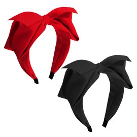 2 Pieces Bow Headbands, Retro Headbands, Wide Headbands, Hair Decoration Accessories, Cute Headbands, Women'S Hair Accessories