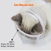 Cat Muzzle, Cat Mask, Mesh Mouth, Cat, Simple, Transparent, Breathable,