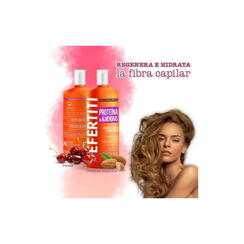 Acondicionador De Almendra 1lt Cabello Muy Dañado
