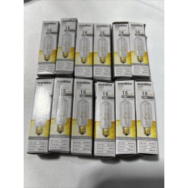 Sunlite Candelabra Screw Base Light Bulb Salt Lamp 15 Watt 24/pack