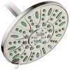AquaDance 7-inch 6-Setting Rainfall Showerhead with Anti-Microbial Microban Protection from
