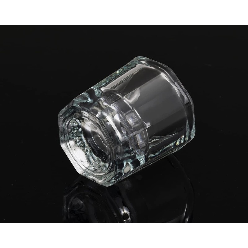 SCSpecial Dappen Dish 2 Pieces Acrylic Liquid Powder Crystal Glass