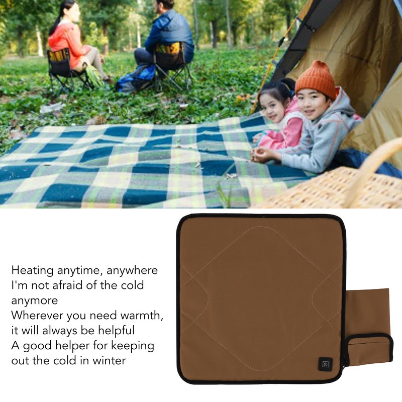 Portable Heated Seat Cushion Adjustable Temperature USB Heating Seat Cushion