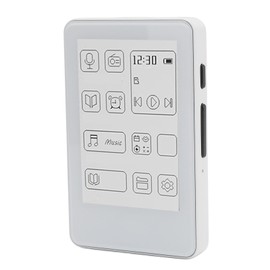 MP3 Player, HiFi Sound Digital Music Player with 2.7in HD Touch Electronic Ink Screen, Eye Caring Electronic Book for Home Outdoor Travel, Type C Charging, Multiple Languages