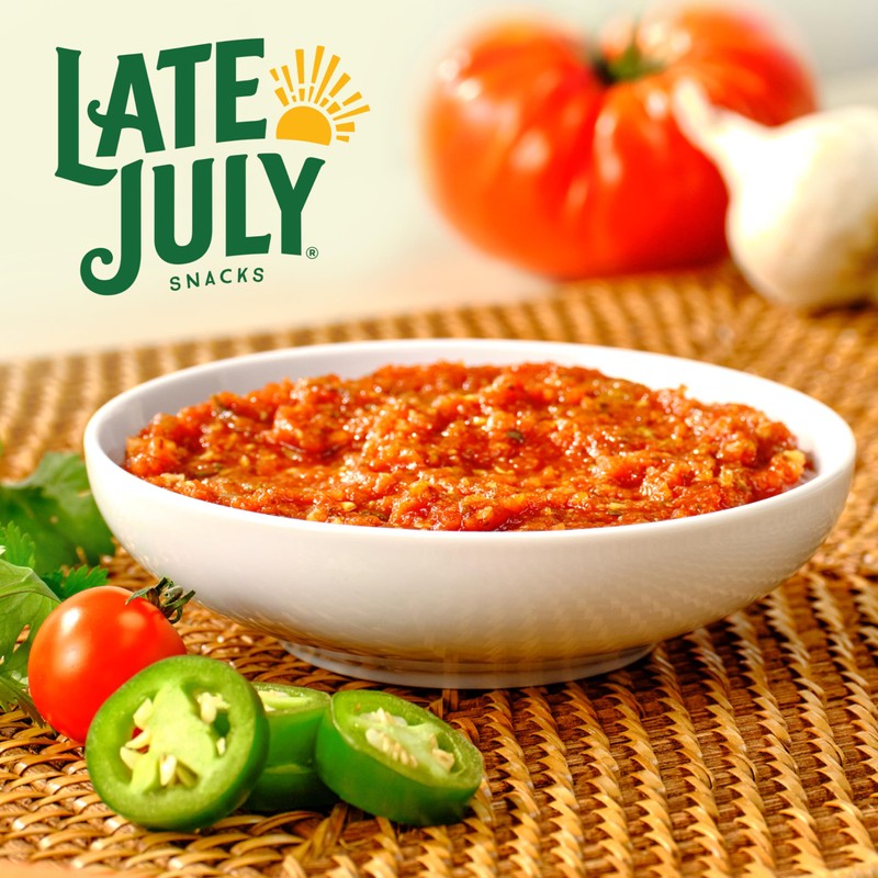 Late July Snacks Medium Salsa, 15.5 oz Jar