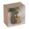 Charming Brown Mother & Baby Bear Hug Ornament - 11.5cm