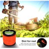 Viabrico String Trimmer Line Square Orange Heavy Duty Weed Eater