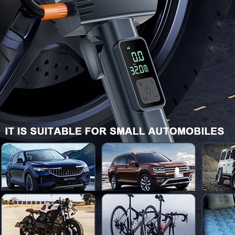 6in1 Car Wireless Inflatable Pump Portable Tire Inflator Intelligent Window