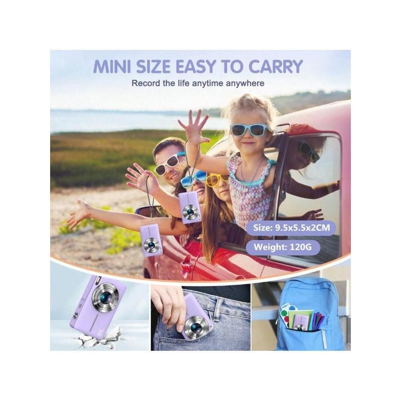 Digital Camera 32GB HD 1080P 44MP 2.4' LCD Display Screen