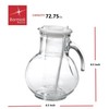 Bormioli Rocco Kufra Jug with Ice Container and White Lid,
