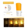 LOHAS Amber Night Light, Dimmable Plug in Yellow Night Light