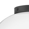 Lark STU Small Flush Mount Light - Cased Opal Glass