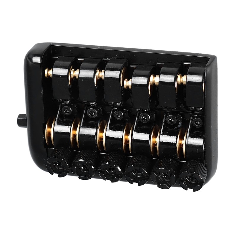 Headless Guitar Bridge Tailpiece Fixed 6 String Electric Guitars Roller