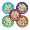 Sparkly Star Mixed Praise Stickers - 28mm. Bulk Pack of