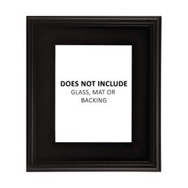 Creative Mark Plein Air Wooden Picture Frame - 12X16 Black - Professional Single Frame for Art Panels, Stretched Canvas, Pictures and More, Glass and Backing Not Included