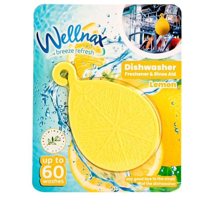 Wellnax Dishwasher Cleaner and Deodorizer - Rinse aid, Dishwashing Machine