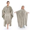 Poncho Blanket Super Soft Comfy Plush Wearable Fleece Blanket for