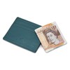 Gryphen Hoxton Slim Leather Credit Card Holder Wallet (Teal)