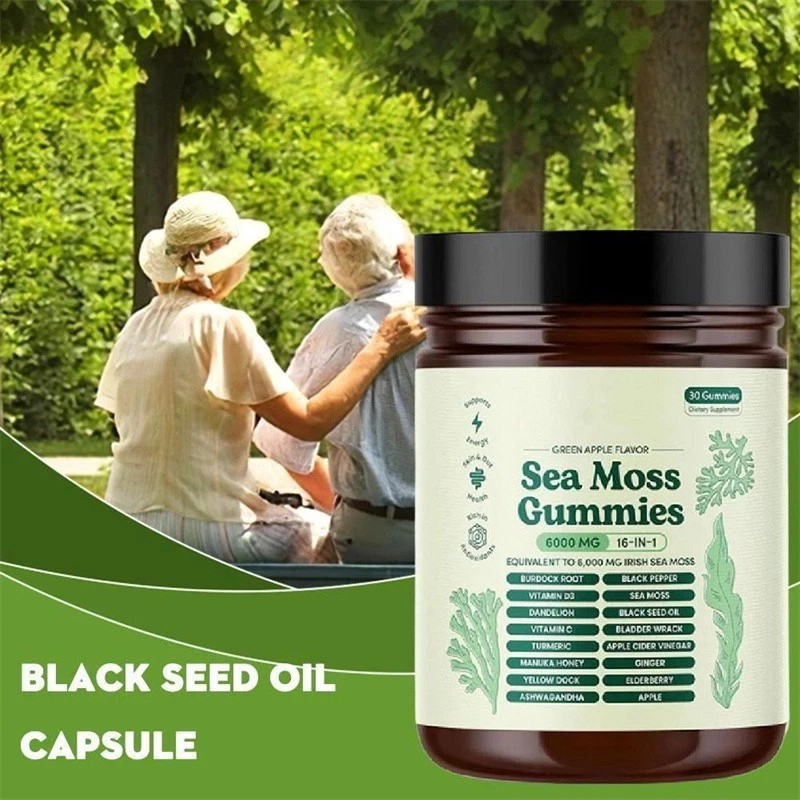 16 in 1 Organic Sea Moss Gummy | Irishmoss Extract