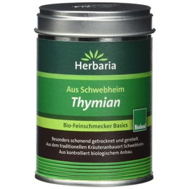 Herbaria Thyme Rubbled, Pack of 1 (1 x 20 g Tub) - Organic