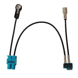 Antennenadapterset Doppel-FAKRA-M & W > ISO-M & W