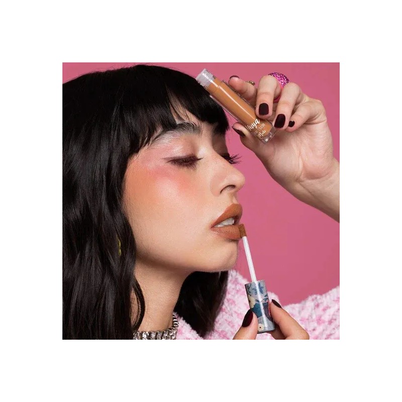 Labial Líquido Mate Yuya Eco - Nude Delicado Larga Duración