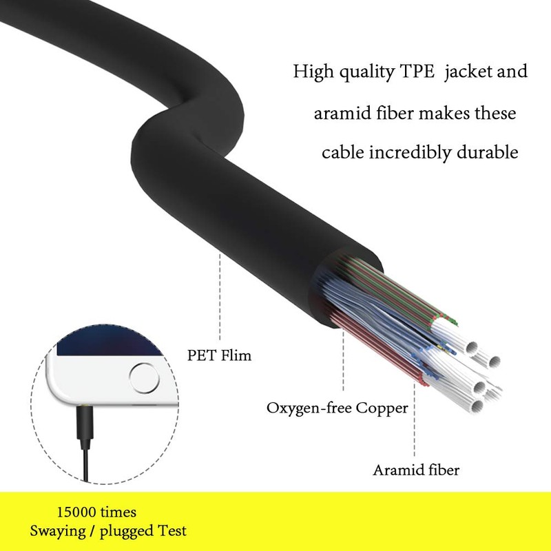 MAXROCK (TM - Auriculares de silicona suave total con micrófono