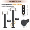 YUEYIN Adjustable Height Bed Frame Support Leg, Metal Bed Frame