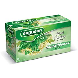 Dogadan Premium Mint-Linden Herbal Tea Bags ( 1 Box / 20 teabags)