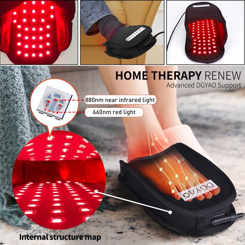 DGYAO Red Light Therapy Foot Red & Infrared Light Therapy