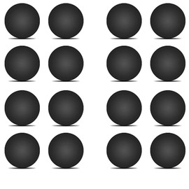 Laptop Rubber feet 16PCS,Improve Cooling,Non-Slip Replacement Bottom feet Compatible for MacBook Cases (MacBook Pro/MacBook Air Shell Covers),Dell,Lenovo,HP,Keyboard Riser,Appliance Feet (Black)