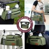 Momcozy Universal Baby Stroller Organizer, 2 Insulated Cup Holder, Detachable