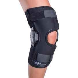 DonJoy Deluxe Hinged Knee Wraparound - Open Popliteal - Large