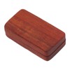 Fidget Slider Red Sandalwood Stress Relief Engraved Fingertip Fidget Slider