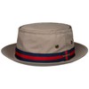 Stetson Classic Band Pork Pie Cloth Hat Men - Cotton
