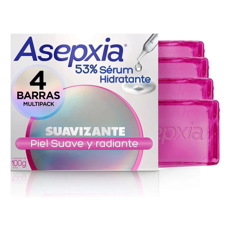 Pack Jabón Barra Asepxia Cuidado Diario 100g
