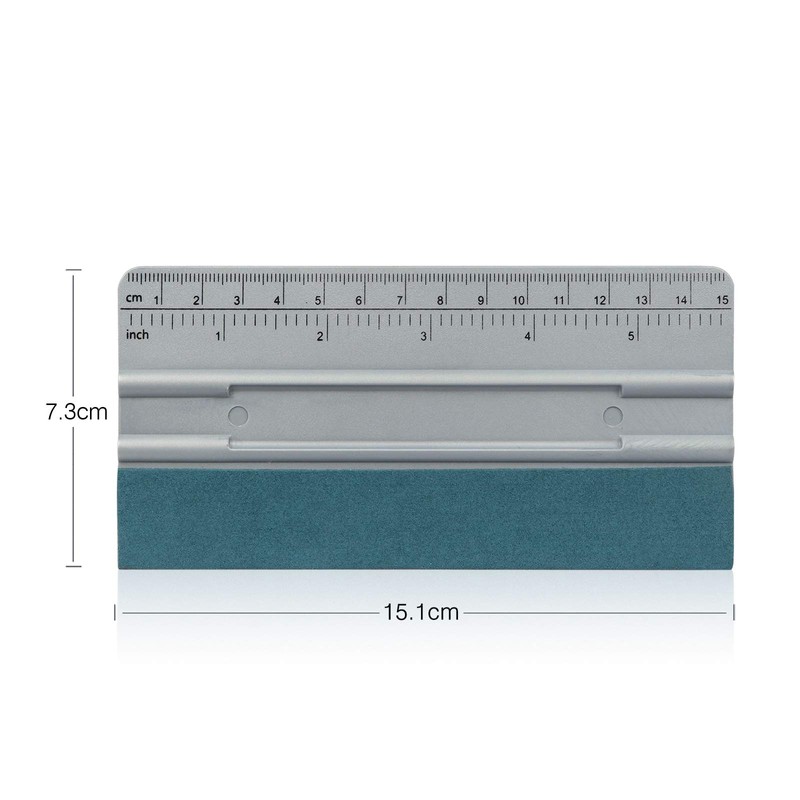 Winjun Set of 3 Foil Squeegee Squeegee Set with Ruler