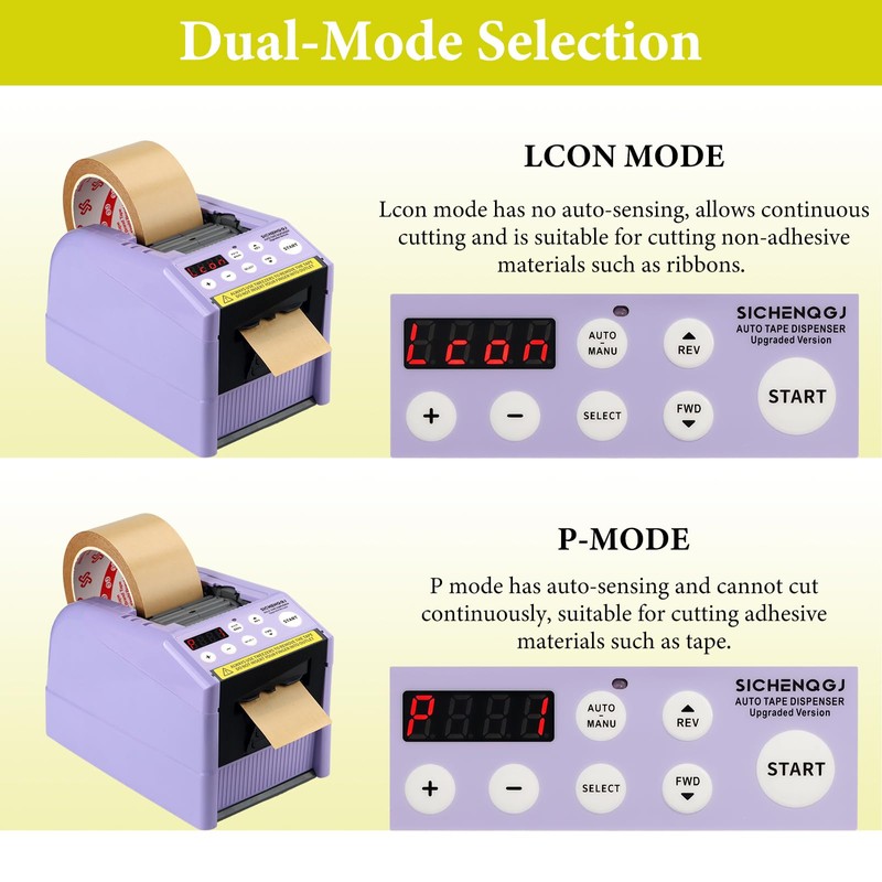 Upgraded Ribbon Cutting Machine, Automatic Tape Dispenser,5-999 mm Length Precision