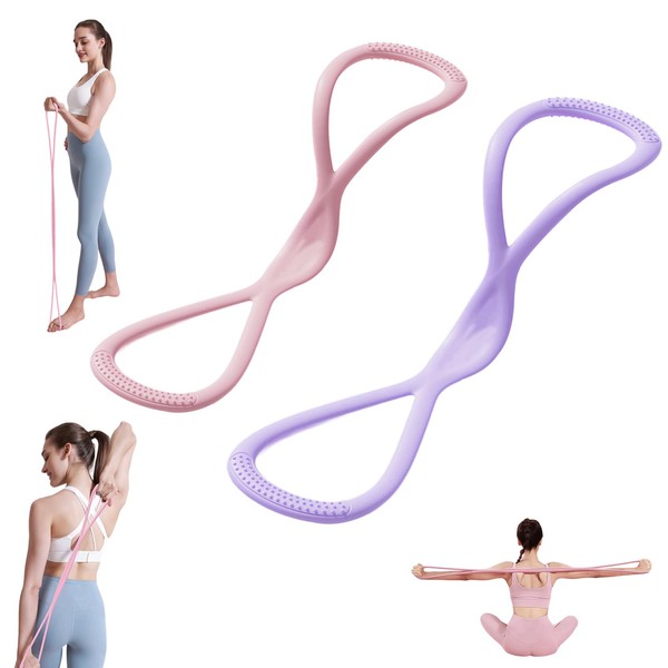 Victoriousact Resistance Bands, Figure 8 Exercise Bands for Women Men,