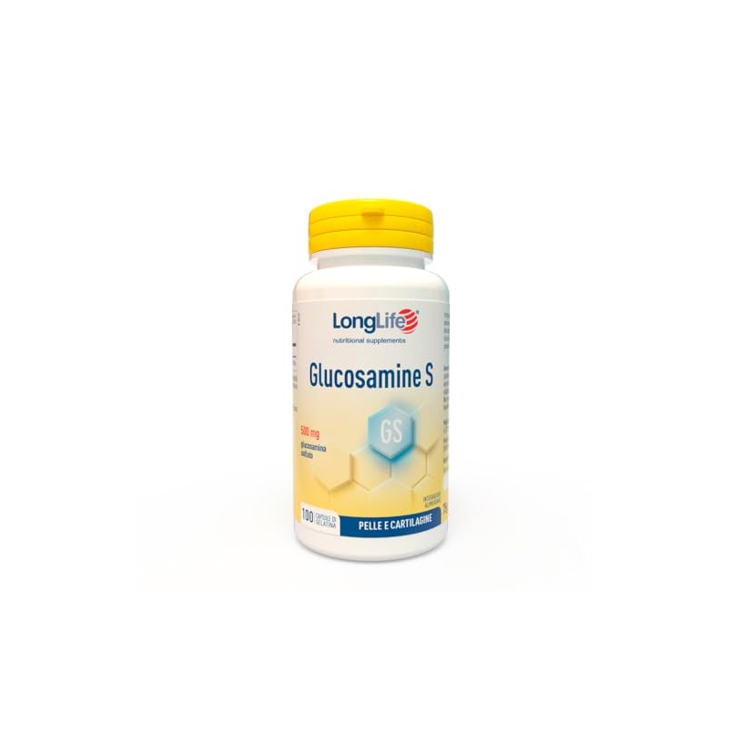 LongLife® Glucosamine S | Integratore di glucosamina solfato | Pelle