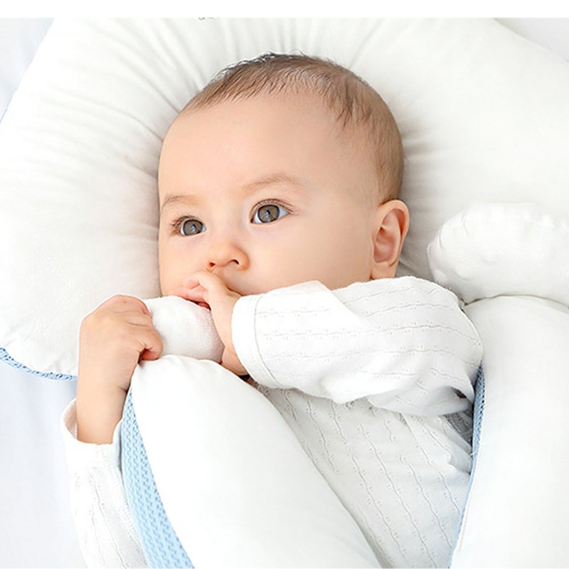 Baby Head Shaped Pillow Soft Nursing Support Adjustable Baby Positioning