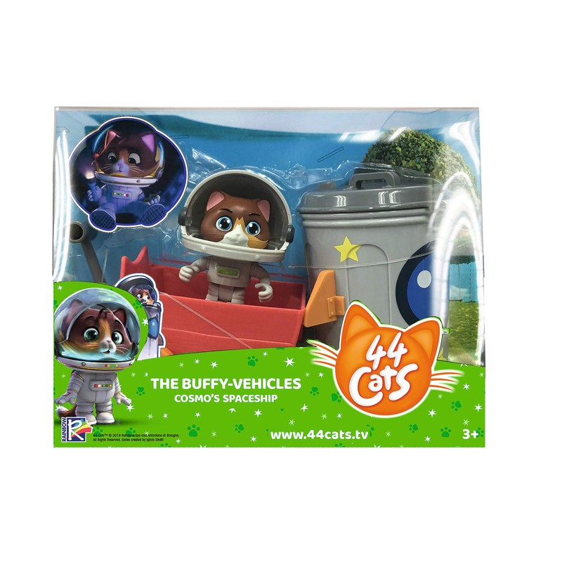 44 Cats Toy Figure Cosmo with Space Capsule, Figure from