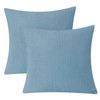PHF 100% Cotton Waffle Weave Throw Pillow Cover, 22" x