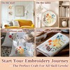 RAINFLOW Embroidery Kits for Adults - 3 Sets Learn to